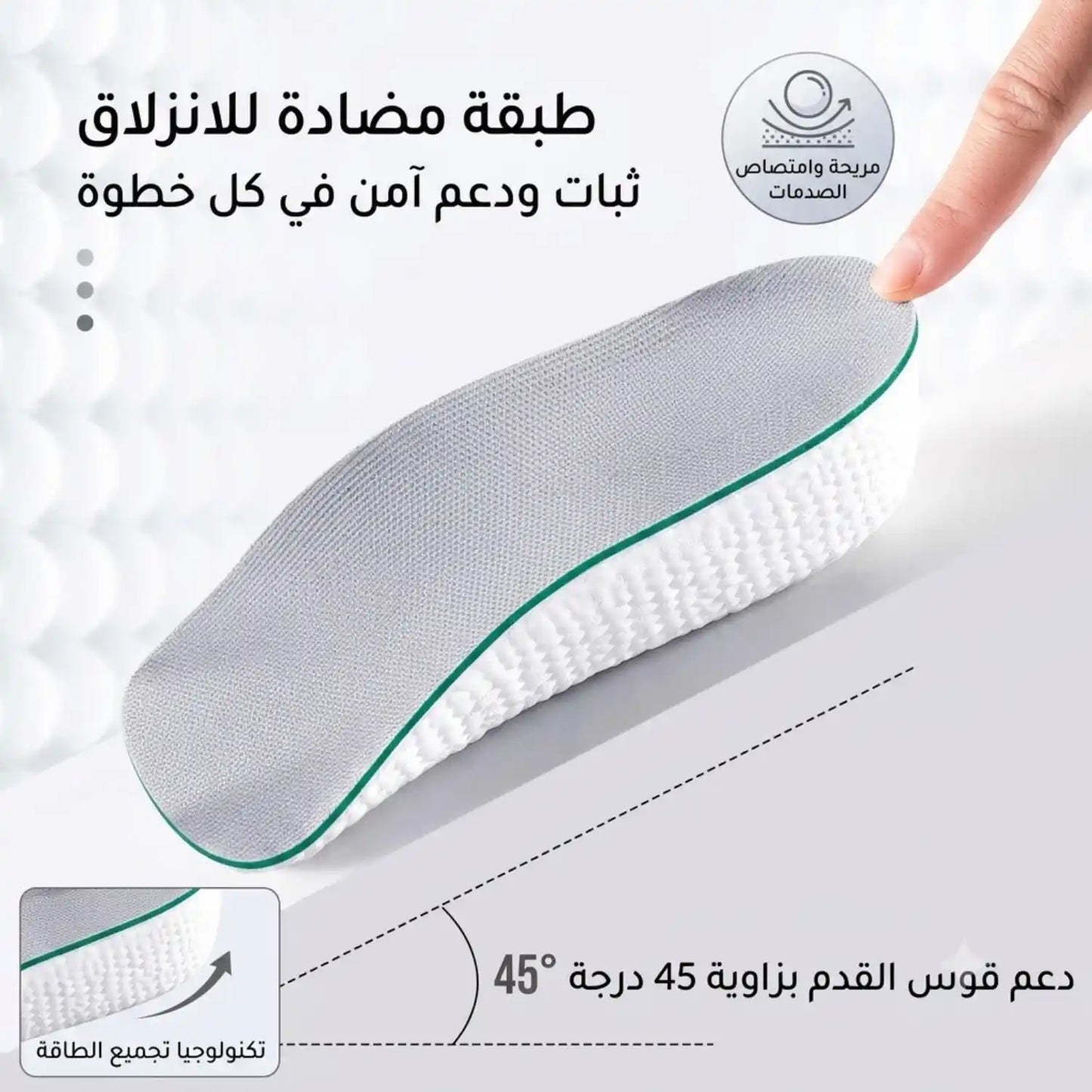 زوج  ميموري فوم بتصميم متطور (اليمين+اليسار)